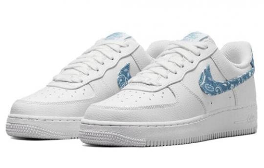 Кроссовки Nike Air Force 1 Low '07 Essential White Worn Blue Paisley Women's DH4406-100