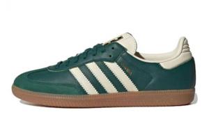 Кроссовки Adidas Originals SAMBA OG Casual Shoes Unisex Low-Top Green White IE0872