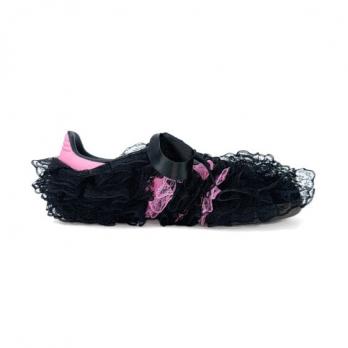 Кроссовки Adidas SAMBA OG Skateboard Shoes Unisex Low-Top Black Pink B75807