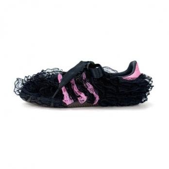 Кроссовки Adidas SAMBA OG Skateboard Shoes Unisex Low-Top Black Pink B75807