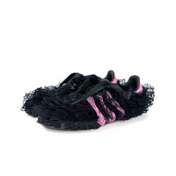 Кроссовки Adidas SAMBA OG Skateboard Shoes Unisex Low-Top Black Pink B75807