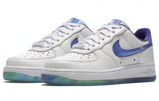 Кроссовки Nike Air Force 1 Skateboard Shoes Women's Low-Top White Purple 842929-100