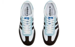 Кроссовки Adidas Samba Skateboard Shoes Unisex Low-Top Black White Blue B75806