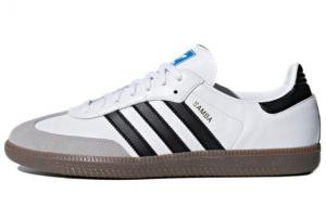 Кроссовки Adidas Samba Skateboard Shoes Unisex Low-Top Black White Blue B75806