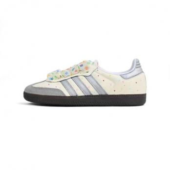 Кроссовки Adidas SAMBA OG Skateboard Shoes Unisex Low-Top Beige Silver B75806