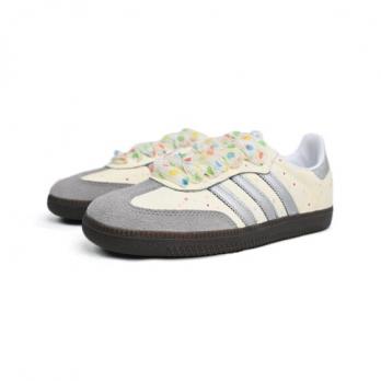 Кроссовки Adidas SAMBA OG Skateboard Shoes Unisex Low-Top Beige Silver B75806