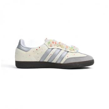 Кроссовки Adidas SAMBA OG Skateboard Shoes Unisex Low-Top Beige Silver B75806