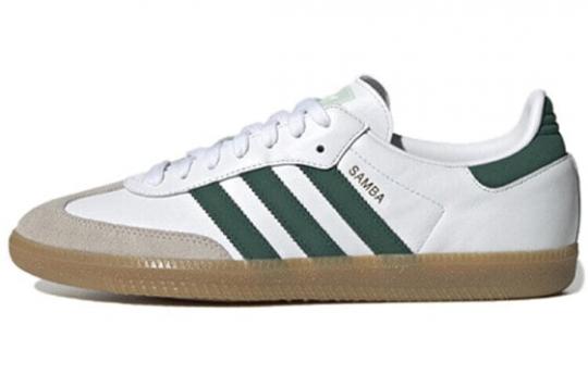 Кроссовки Adidas Samba Og White Collegiate Green EE5451