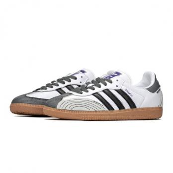 Кроссовки Adidas Samba XLG Skateboard Shoes Unisex Low-Top Black White Gray IF6514