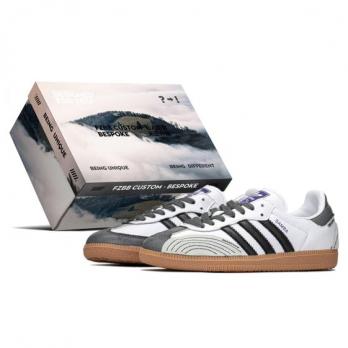 Кроссовки Adidas Samba XLG Skateboard Shoes Unisex Low-Top Black White Gray IF6514