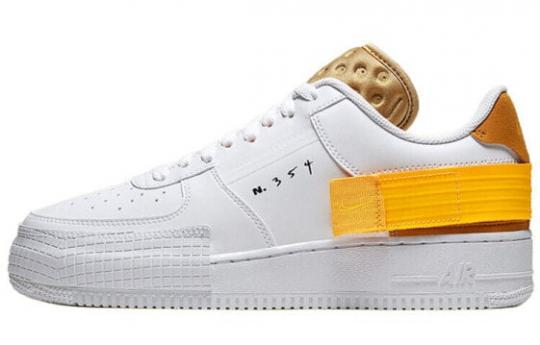 Кроссовки Nike Air Force 1 Type White Gold AT7859-100