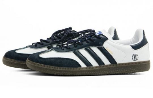 Кроссовки Adidas Samba Skateboard Shoes Unisex Low-Top White Blue B75806