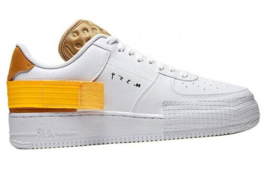 Кроссовки Nike Air Force 1 Type White Gold AT7859-100