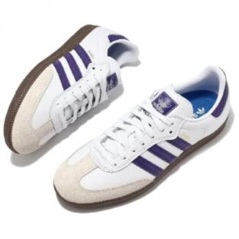 Кроссовки Samba Adidas Adv 'White Collegiate Purple' IE6613