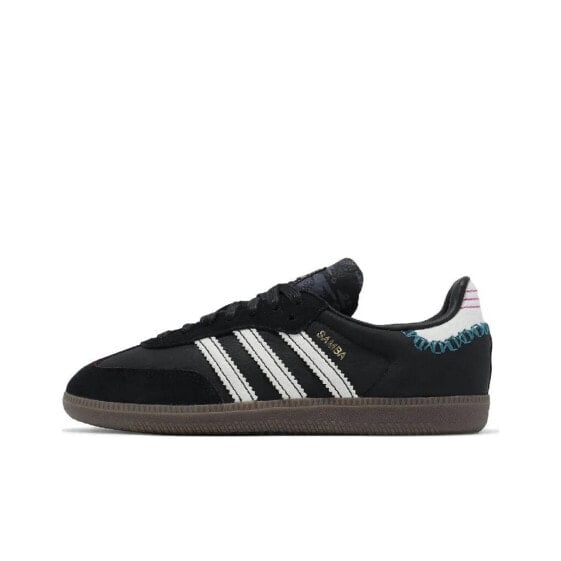 Кроссовки Adidas Samba RM Skateboard Shoes Unisex Low-Top Black White Pink ID1141