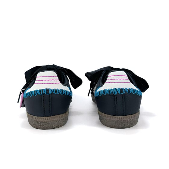 Кроссовки Adidas Samba RM Skateboard Shoes Unisex Low-Top Black White Pink ID1141
