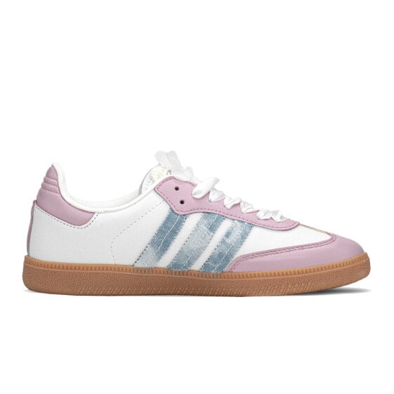 Кроссовки Adidas Samba XLG Skateboard Shoes Unisex Low-Top Gray Blue IF6514