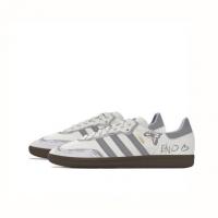 Кроссовки Adidas SAMBA OG Skateboard Shoes Unisex Low-Top White Gray IG1024