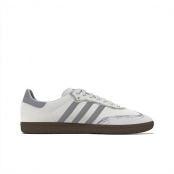 Кроссовки Adidas SAMBA OG Skateboard Shoes Unisex Low-Top White Gray IG1024