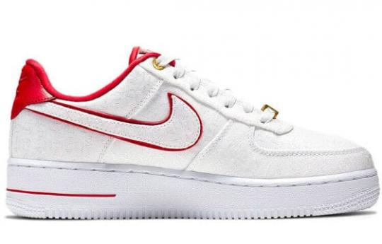 Кроссовки Nike Air Force 1 Low Lux White Red Women's 898889-101