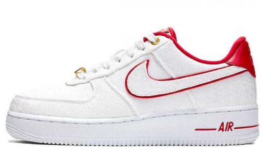 Кроссовки Nike Air Force 1 Low Lux White Red Women's 898889-101