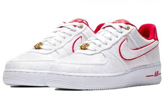 Кроссовки Nike Air Force 1 Low Lux White Red Women's 898889-101