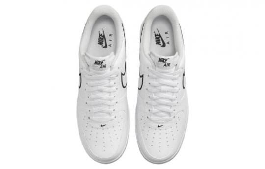 Кроссовки Nike Air Force 1 '07 'Embroidered Swoosh - White Black' FJ4211-100