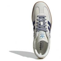 Кроссовки Adidas Samba Off White Dark Blue Women's JI3907