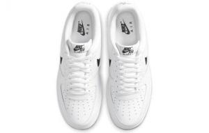 Кроссовки Nike Air Force 1 Low Cut Out Swoosh White Black CZ7377-100