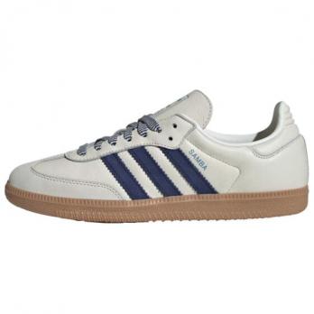 Кроссовки Adidas Samba Off White Dark Blue Women's JI3907