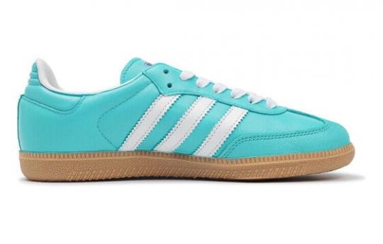 Кроссовки Adidas Samba Skateboard Shoes Unisex Low-Top Tiffany Blue IF6514