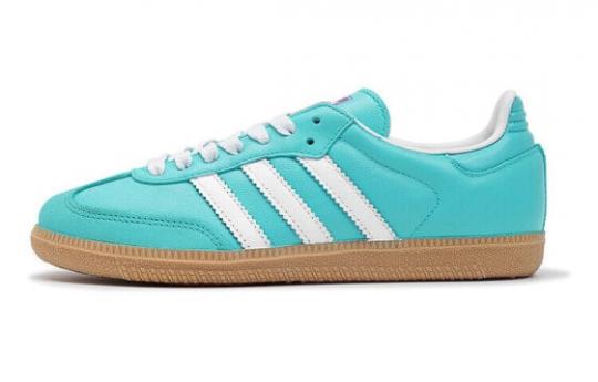 Кроссовки Adidas Samba Skateboard Shoes Unisex Low-Top Tiffany Blue IF6514