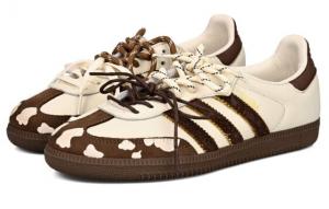 Кроссовки Adidas Originals SAMBA OG Skateboard Shoes Unisex Low-Top Beige IE0875