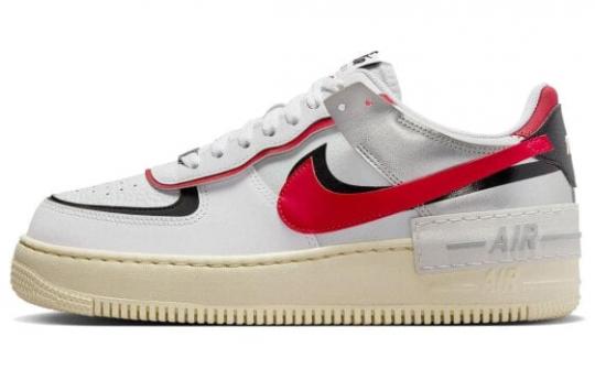 Кроссовки Nike Air Force 1 Shadow 'White Silver Red' Women's FN6335-100