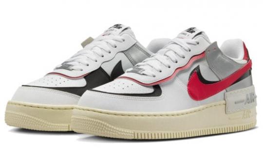 Кроссовки Nike Air Force 1 Shadow 'White Silver Red' Women's FN6335-100