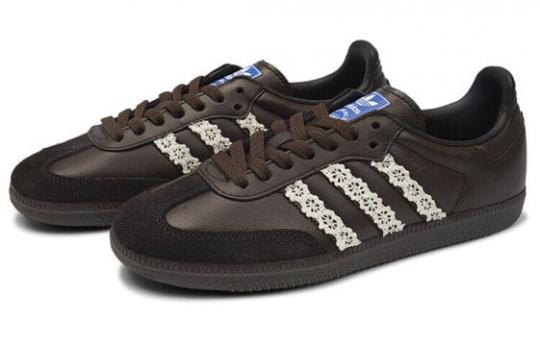 Кроссовки Adidas Originals Samba Skateboard Shoes Women's Low-Top Brown B75807