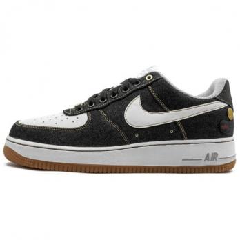 Кроссовки Nike Air Force 1 '07 Low Black Denim 630930-001