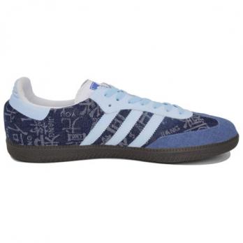 Кроссовки Adidas Originals SAMBA OG Skateboard Shoes Unisex Low-Top Sky Blue B75806