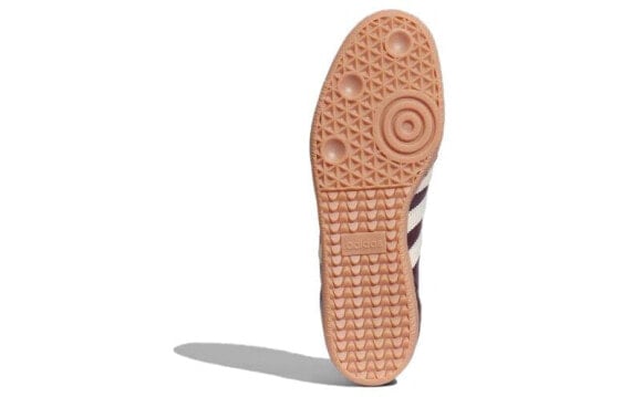Кроссовки Adidas Originals Samba Og Maroon Gold Metallic Women's ID0477