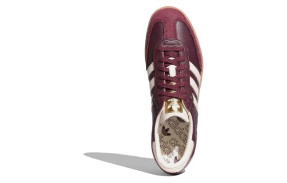 Кроссовки Adidas Originals Samba Og Maroon Gold Metallic Women's ID0477