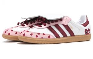 Кроссовки Adidas Originals Samba Skateboard Shoes Unisex Low-Top White Pink IG4279