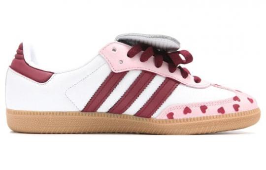 Кроссовки Adidas Originals Samba Skateboard Shoes Unisex Low-Top White Pink IG4279