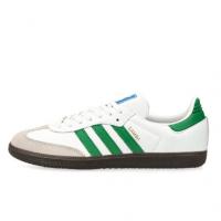 Кроссовки Adidas Originals SAMBA OG Skateboard Shoes Unisex Low-Top White IG1024