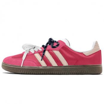 Кроссовки Adidas Originals SAMBA OG Skateboard Shoes Unisex Low-Top Beige Pink/Brown B75806