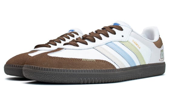 Кроссовки Adidas Originals SAMBA OG Skateboard Shoes Unisex Low-Top Brown White B75806