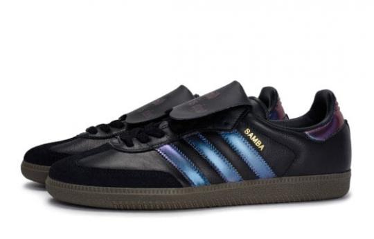 Кроссовки Adidas Originals SAMBA OG Skateboard Shoes Unisex Low-Top Blue Purple B75807