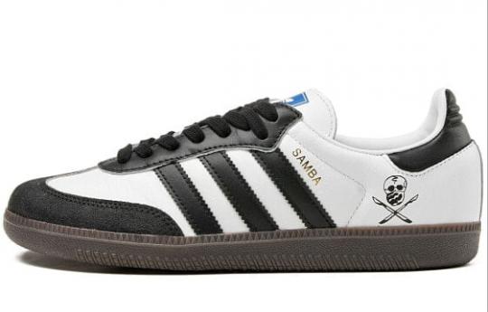 Кроссовки Adidas Originals Samba Skateboard Shoes Unisex Low-Top Black White B75806