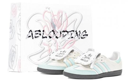 Кроссовки Adidas Originals Samba Skateboard Shoes Unisex Low-Top Cyan IG1024