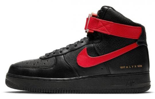 Кроссовки Nike Air Force 1 High 1017 Alyx 9SM Black Red CQ4018-004