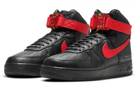 Кроссовки Nike Air Force 1 High 1017 Alyx 9SM Black Red CQ4018-004